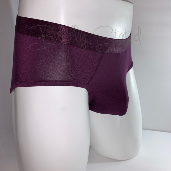 David Archy Micro Modal Briefs - Wine - Picture 2 of 7